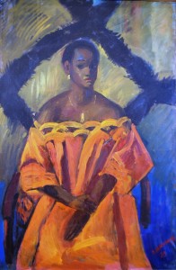 Женщина из Мали. Картина Н.Б.Никогосяна