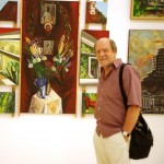 У картины М.В. Красильниковой в Манеже на юбилейной выставке МОСХ